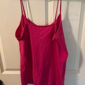Pink spaghetti strap top